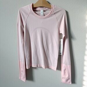NWT Lululemon Swiftly Tech Long Sleeve Shirt 2.0 *Race Length Straberry Size 2